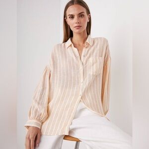Rails Clio Clementine Stripe Shirt